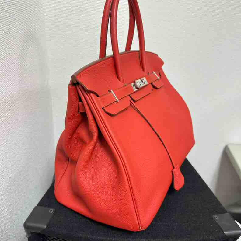 Hermès Birkin 35 Togo Leather Vermillion T 2015（Payment 2/2） - ShopShops