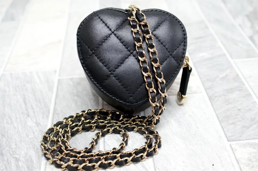 Chanel Heart Shape Matrasse Lambskin Complete with Accessories - ShopShops