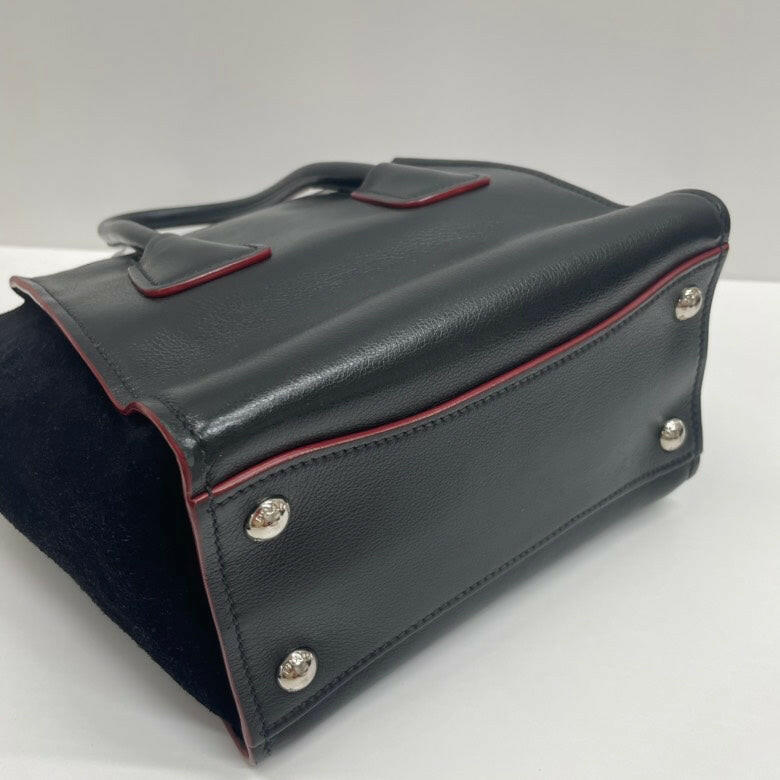 Prada Twin Pocket Tote Bag, Black, Leather - ShopShops