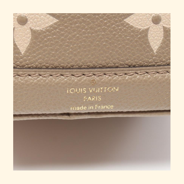 Louis Vuitton Nano Noe Monogram Amplant Tourterelle Claim Handbag - ShopShops