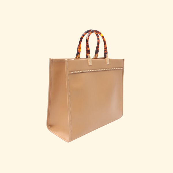 Fendi 2Way Leather Tote Bag - ShopShops