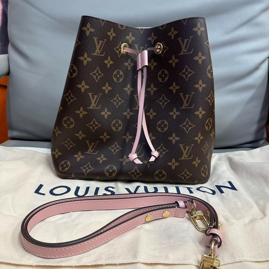 Louis Vuitton Monogram Canvas NeoNoe Bucket Bag,Brown - ShopShops