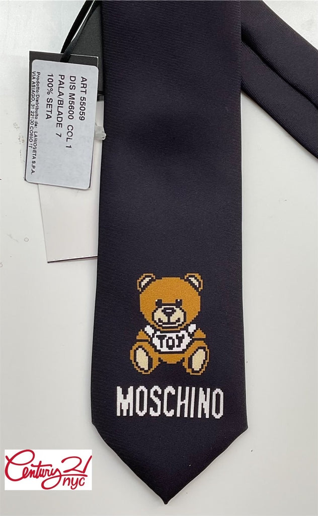 Moschino Logo Tie Black C10003790800001 - ShopShops