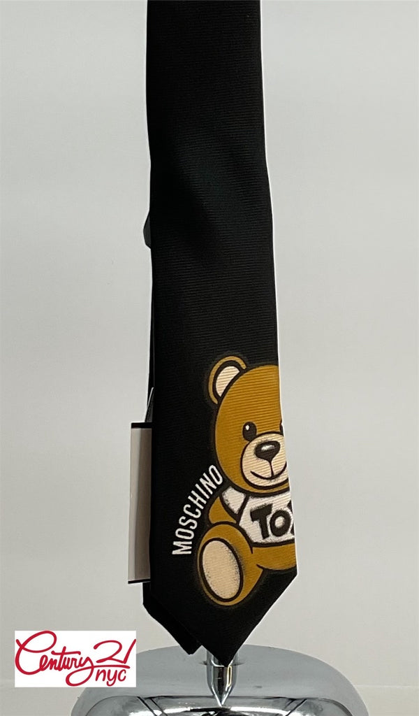 Moschino Logo Tie Black C10003788800001 - ShopShops