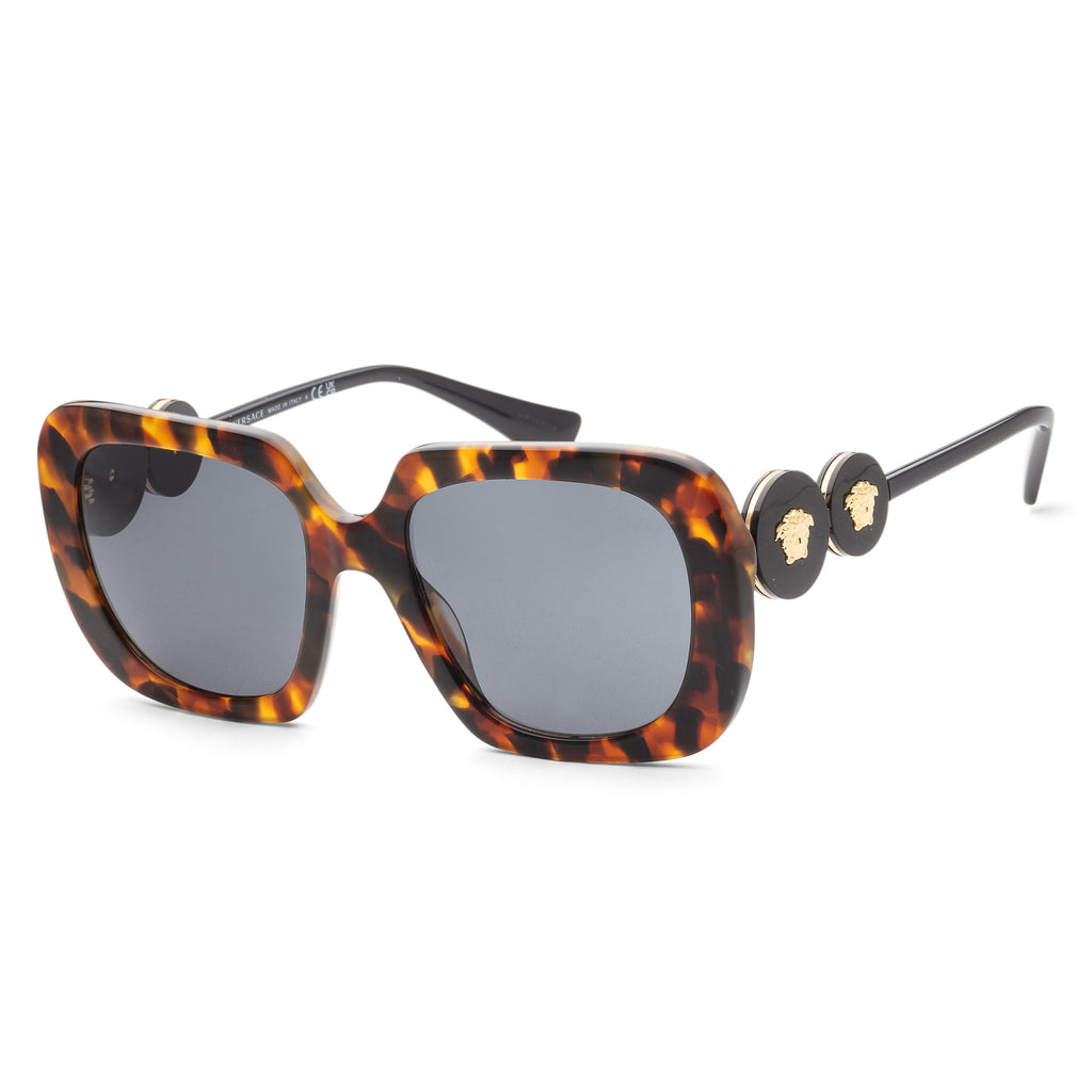 Versace Women's VE4434-511987 Fashion 54mm Light Havana Sunglasses - ShopShops