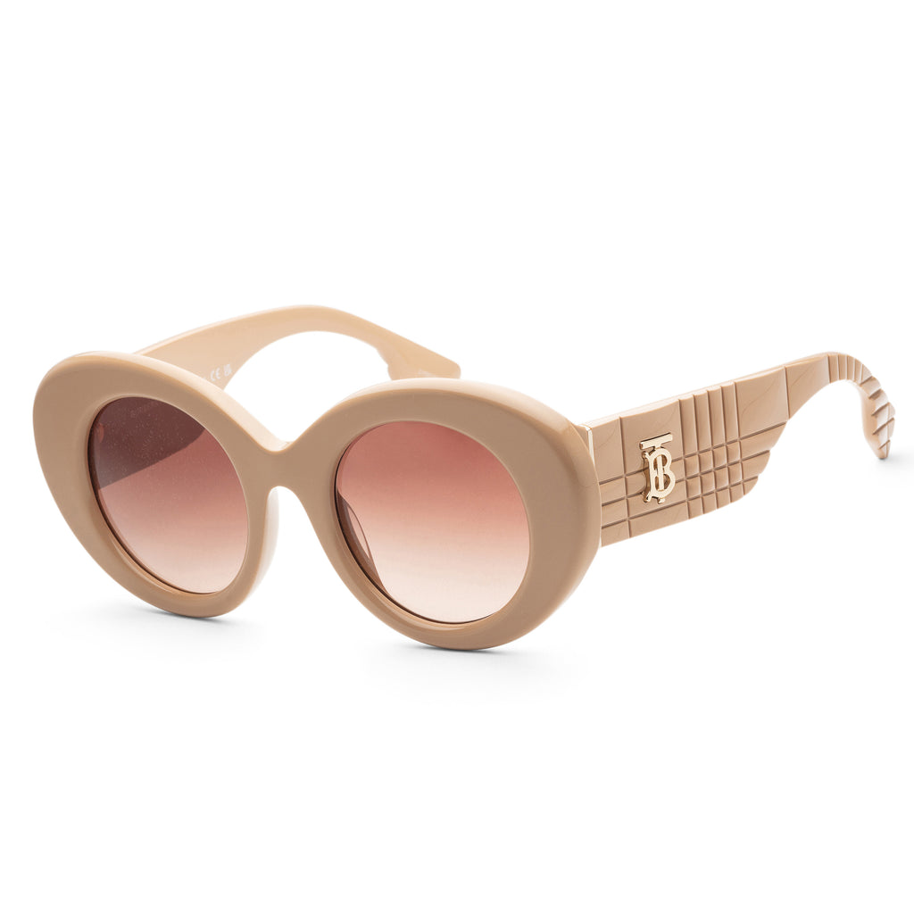 Burberry Women's BE4370U-399013 Margot 49mm Beige Sunglasses - ShopShops