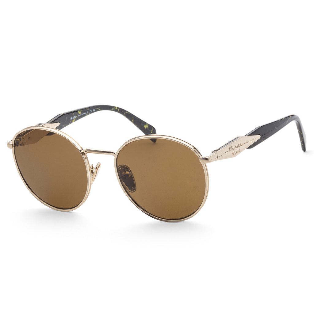 Prada Women's PR-56ZS-ZVN01T Fashion 54mm Pale Gold Sunglasses - ShopShops