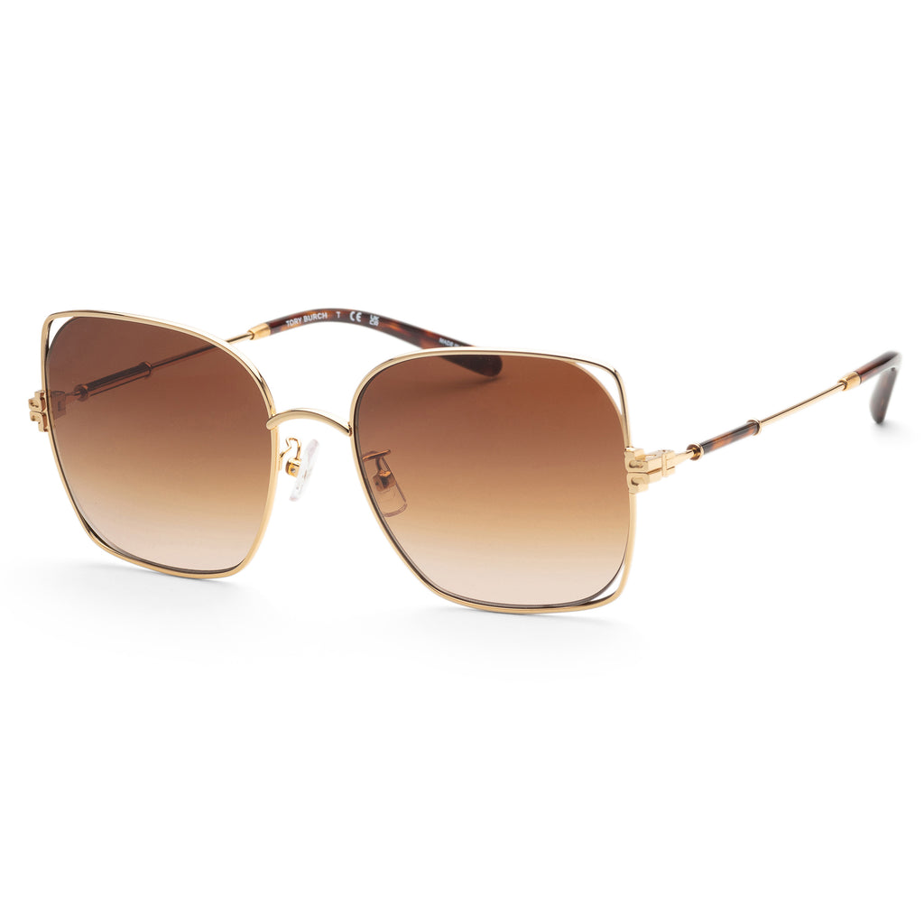 Tory Burch Women's TY6097-331613-55 Fashion 55mm Gold Sunglasses - ShopShops