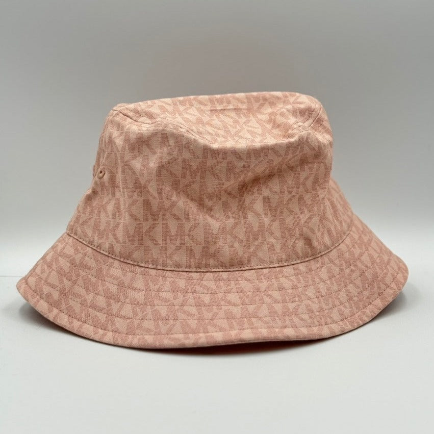 Michael Kors Pink Monogram Bucket Hat - ShopShops