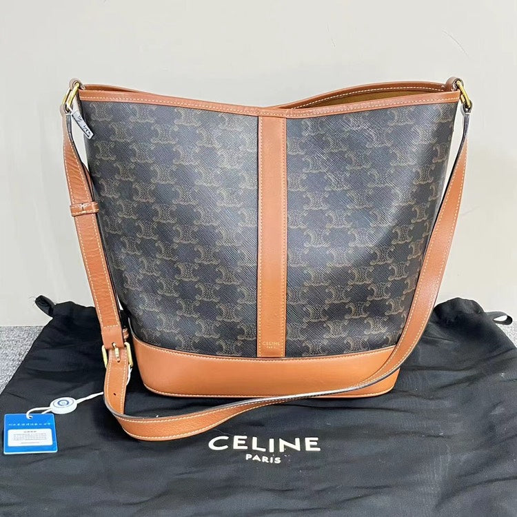 PreLoved Celine bucket Bag with Dustbag - ShopShops