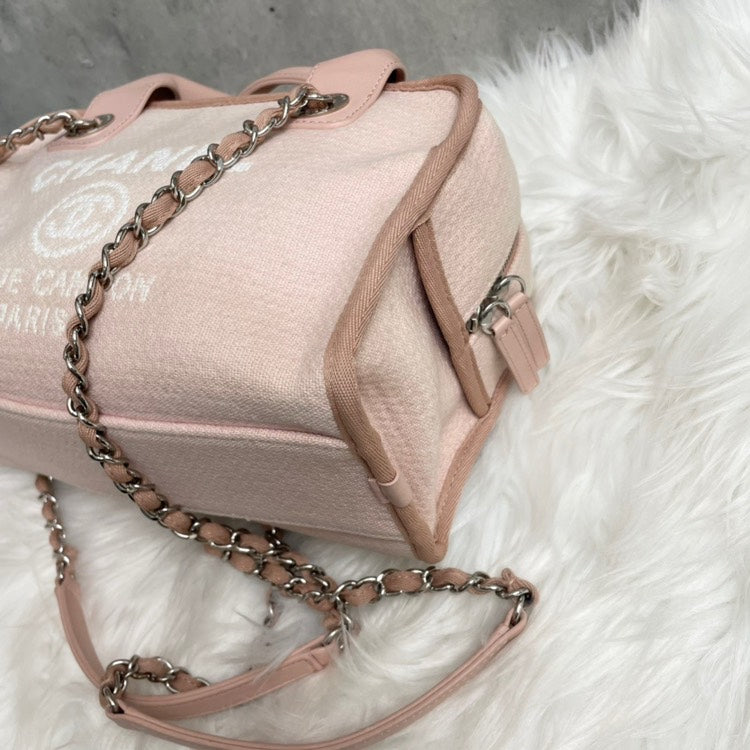 Preloved Chanel Bag Canves 27*18*12cm (Laser 20xxx) - ShopShops