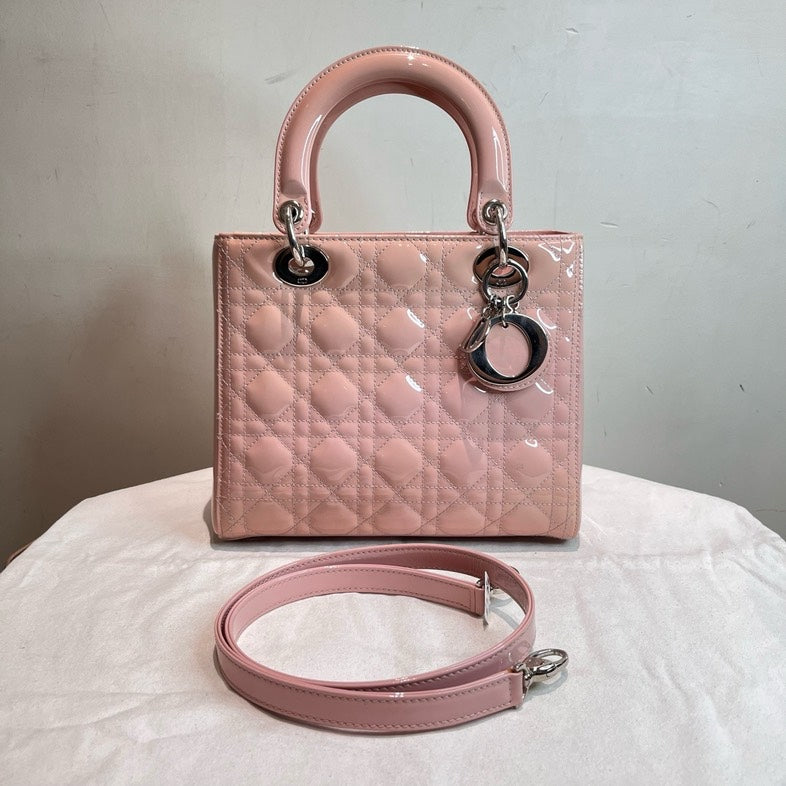 Pre -Loved Dior Ladydior Pink Bag - ShopShops
