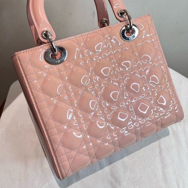 Pre -Loved Dior Ladydior Pink Bag - ShopShops