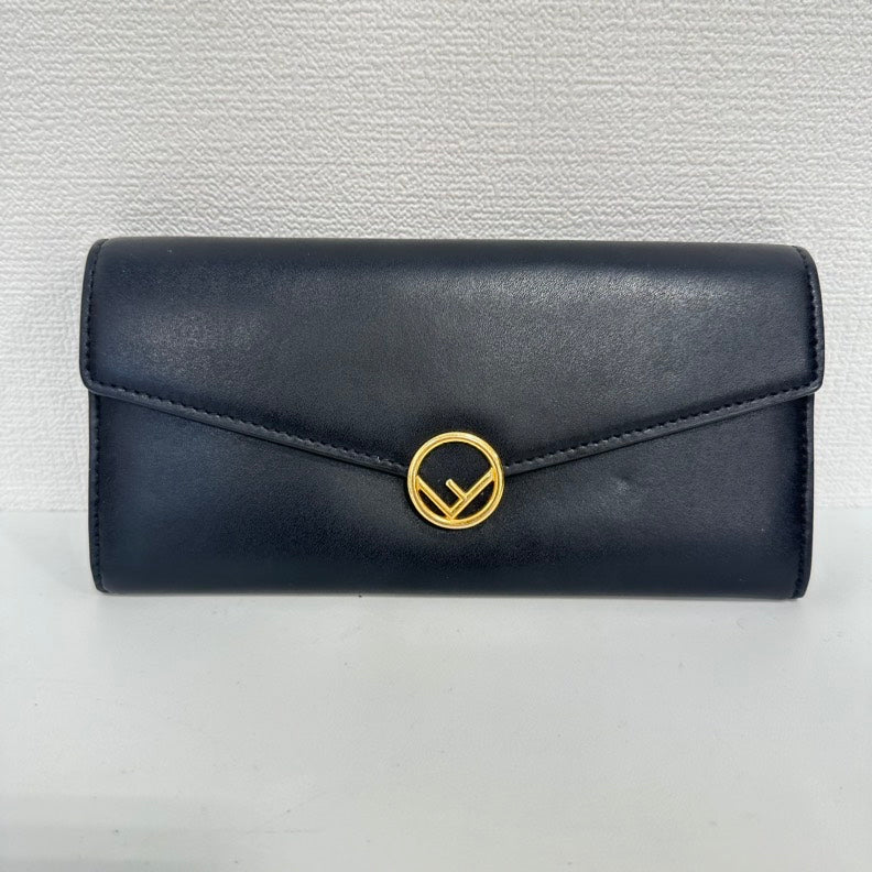 Pre-loved Fendi Leather F IS Long Wallet 6120 - ShopShops
