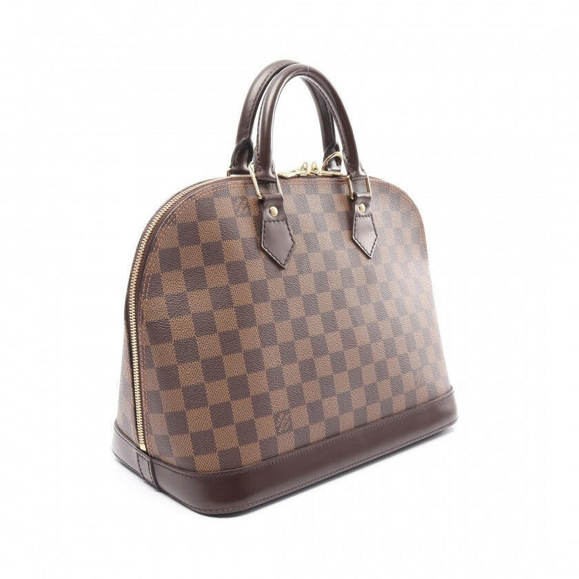 Louis Vuitton Vintage Damier Ebene Alma Mm Handbag,Brown - ShopShops